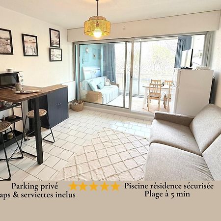 Appart Grande Motte Quartier Couchant - Parking - Balcon- Piscine - Plage 300M La Grande Motte Dış mekan fotoğraf
