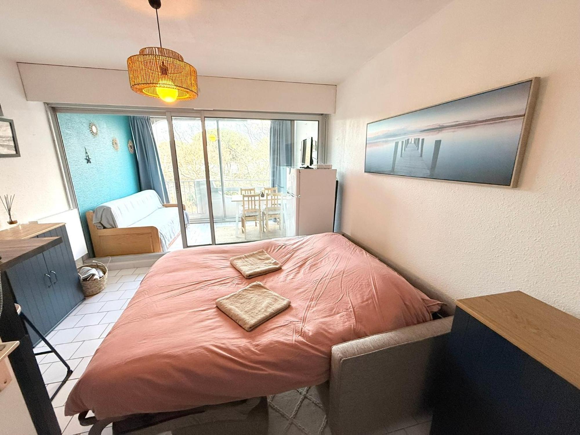 Appart Grande Motte Quartier Couchant - Parking - Balcon- Piscine - Plage 300M La Grande Motte Dış mekan fotoğraf