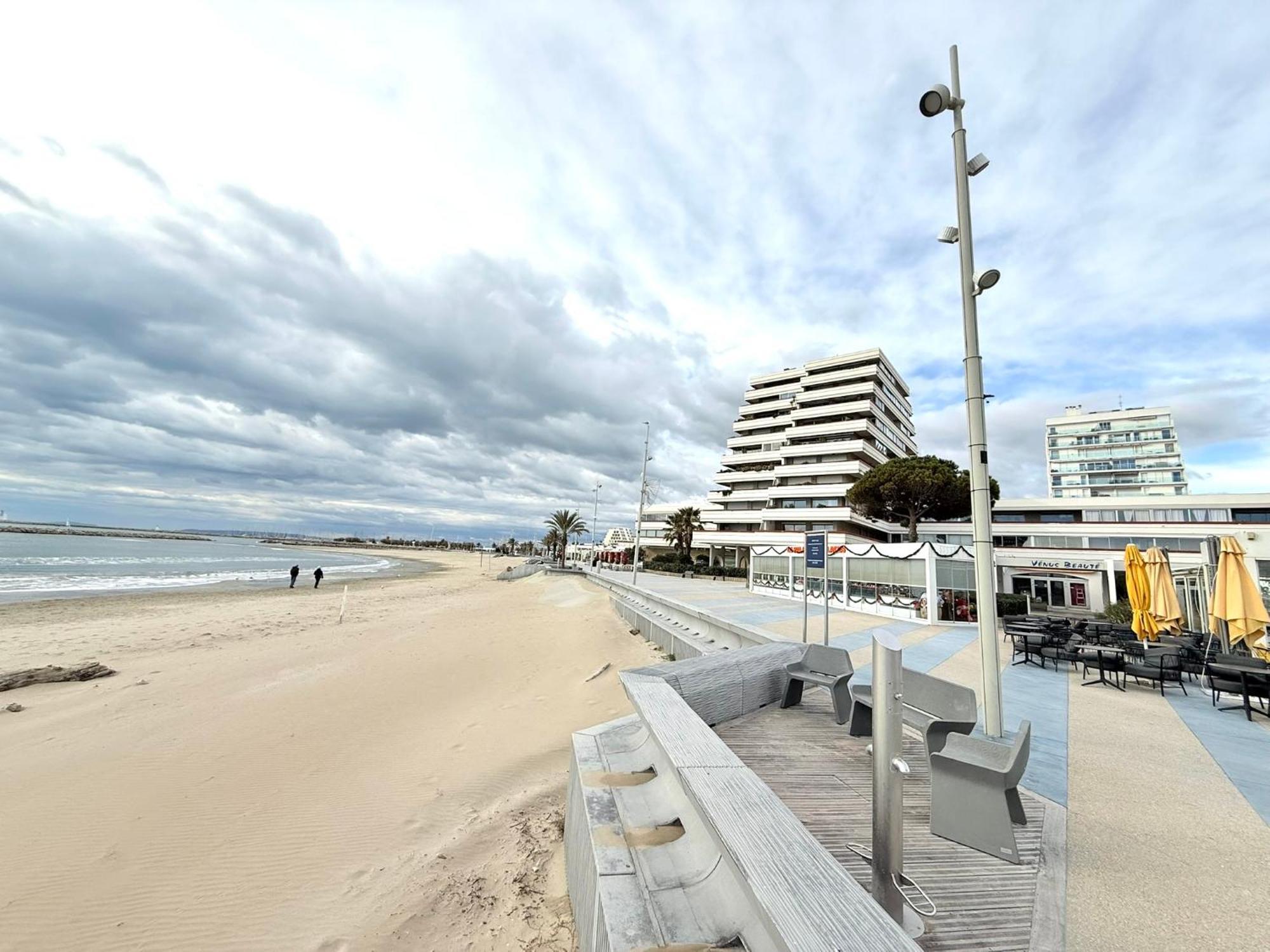 Appart Grande Motte Quartier Couchant - Parking - Balcon- Piscine - Plage 300M La Grande Motte Dış mekan fotoğraf